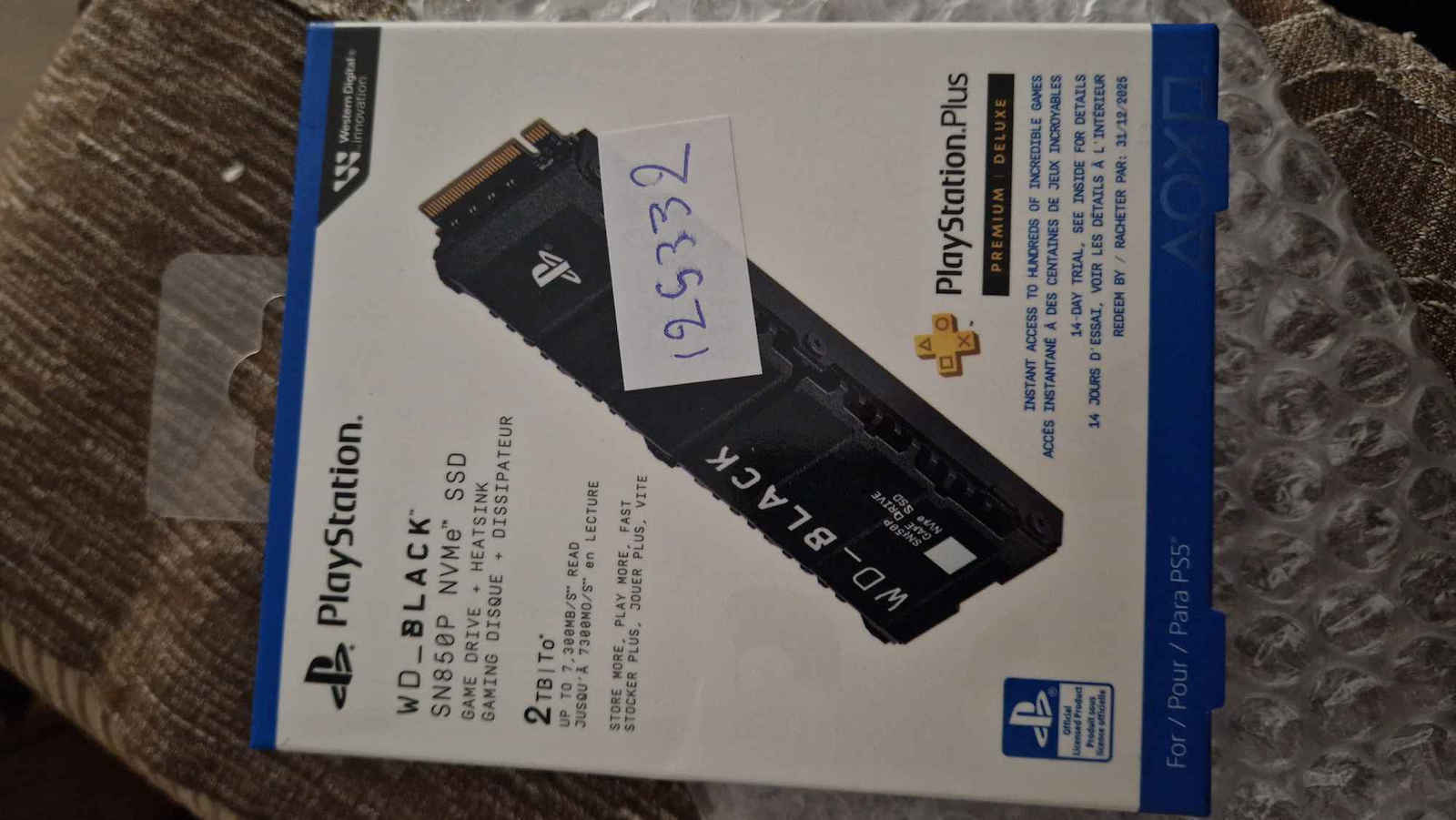 Western Digital Black SN850P SSD 2TB τύπου M.2 με σύνδεση PCI Express 4.0 και Ψύκτρα (PS5 Compatible) WDBBYV0020BNC-WRSN