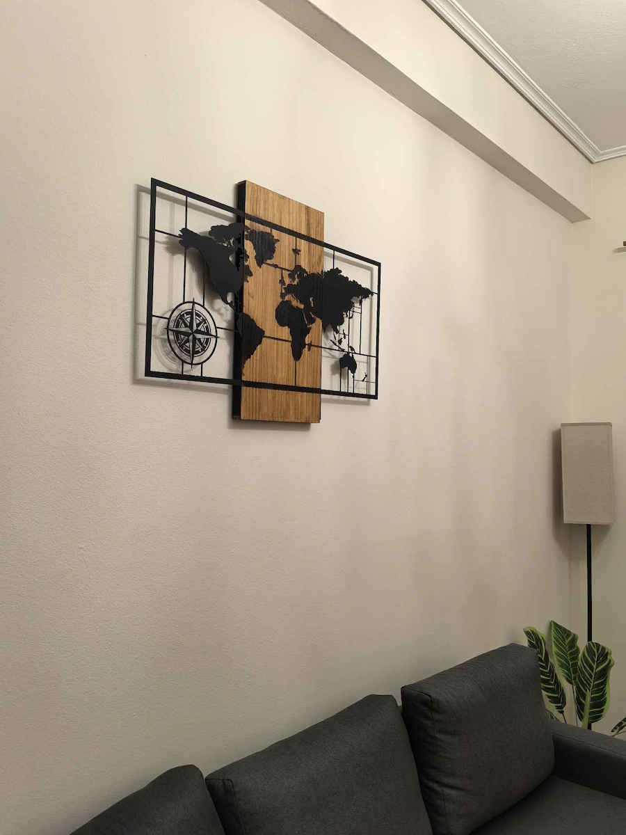 HomeMarkt από Μέταλλο 85x3x58cm