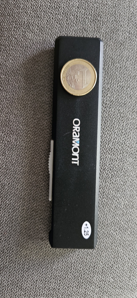 Oramont Reading Glasses +1.25 Pocket in Black Colour 1146