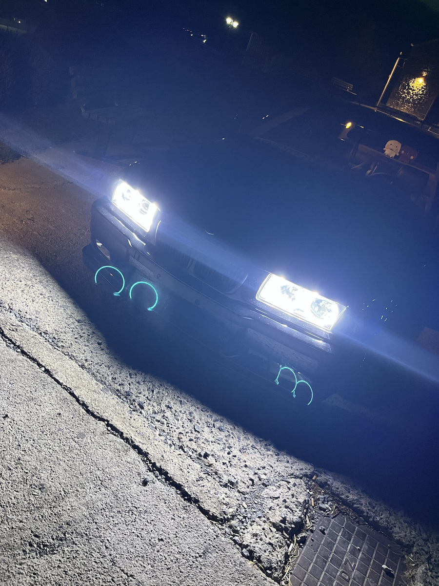 Auto Scheinwerfer Angel Eye Ring 12V BMW E36 / E39 Weiß Farbe