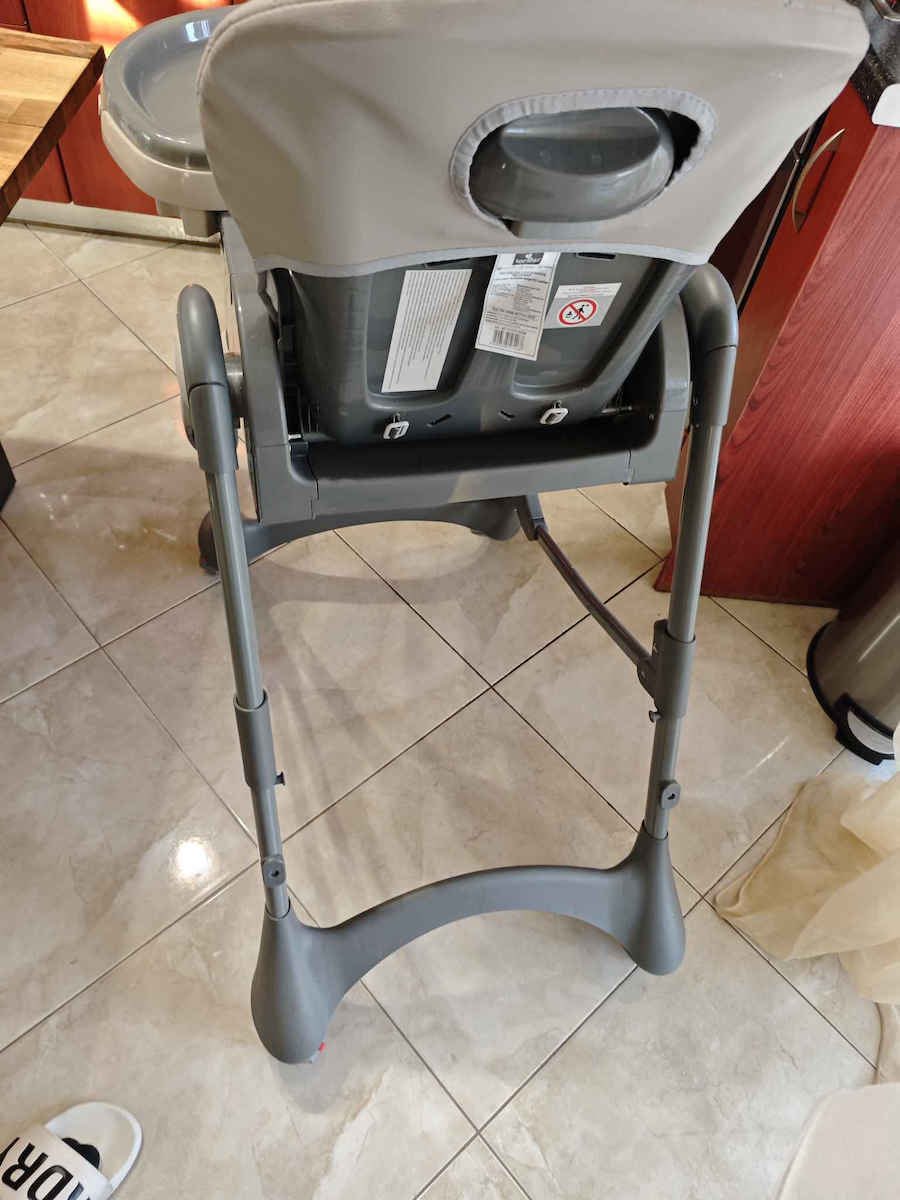 Lorelli Bellissimo Foldable Highchair with Adjustable Height Beige