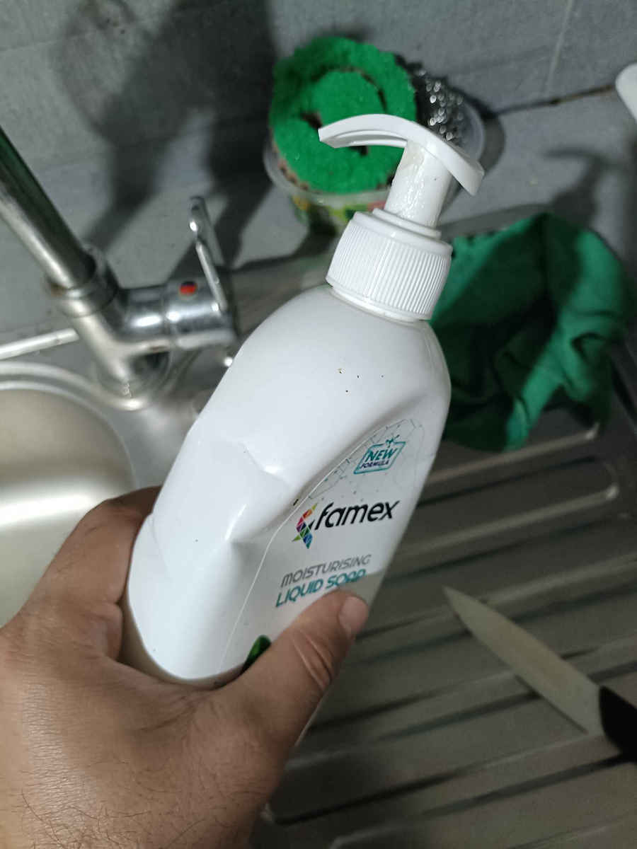 Famex Fresh Peony Liquid Soap with Pump Moisturising Liquid Soap 750ml