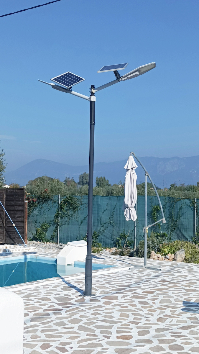 Factory Street Solar Light 400W with Cold White Light 6000K IP67