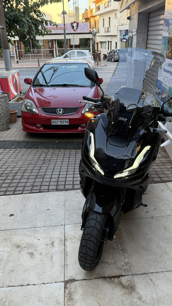 WRS Motorcycle Windshield & Windscreen Tinted Visor for Honda ADV 350 HO056F