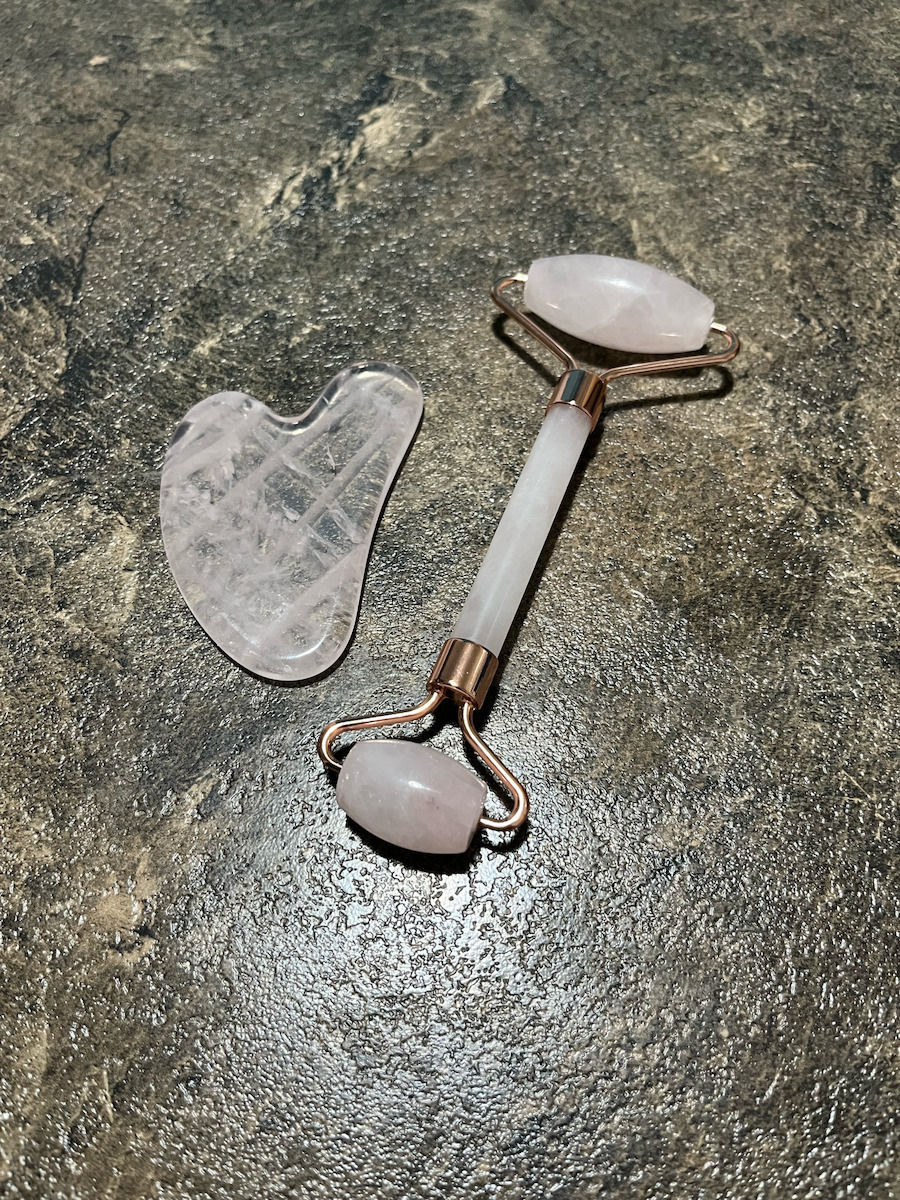 Face Roller from Rose Quartz 1 Piece