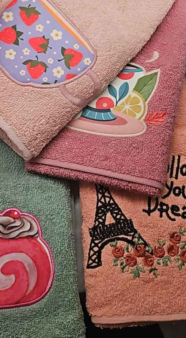 Palamaiki Towel from 100% Cotton in Green Color 40x70cm 4pcs