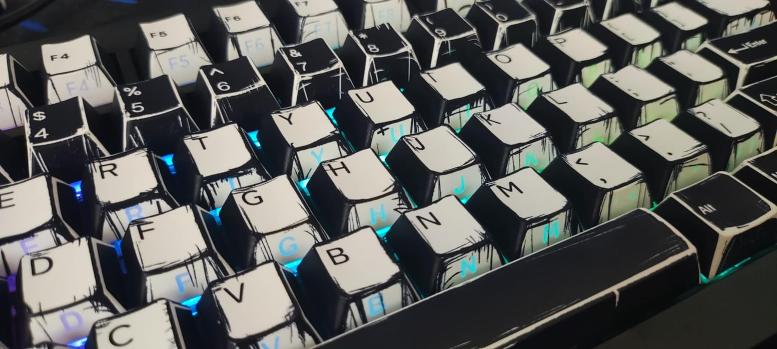 Keychron V6M-D3 Max QMK/VIA V6M-D3 Wireless Gaming Mechanical Keyboard with Gateron Jupiter Brown Switches and RGB Lighting English US Carbon Black