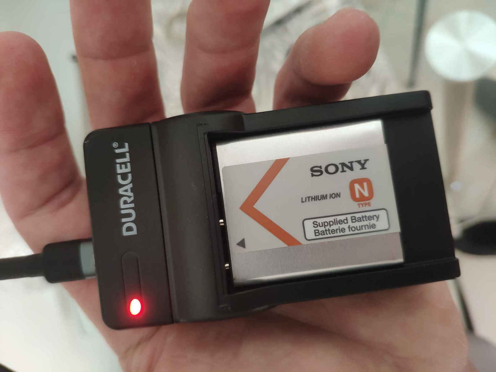Duracell Μονός Φορτιστής Μπαταρίας DRS5964 Συμβατός με Sony