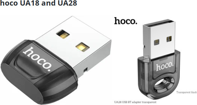 Hoco UA28 USB Bluetooth 5.1 Adapter με Εμβέλεια 10m