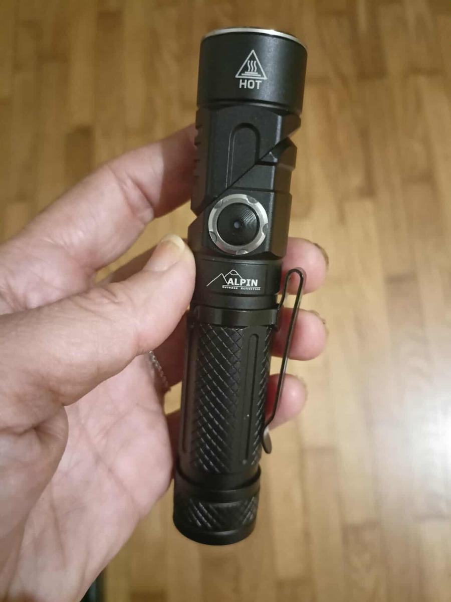 Alpin Επαναφορτιζόμενος Φακός Κεφαλής LED IP66 με Μέγιστη Φωτεινότητα 1500lm