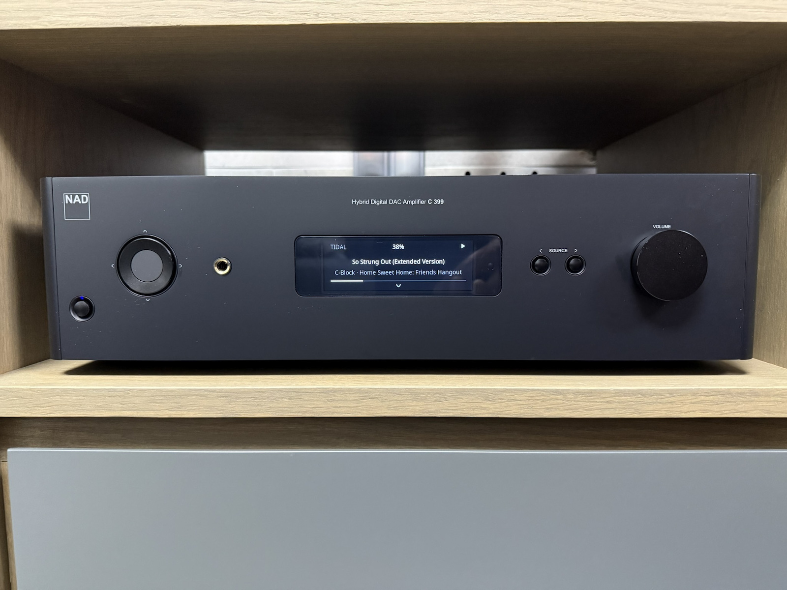 Nad C 399 Υβριδικός Ολοκληρωμένος Ενισχυτής Hi-Fi Stereo 400W/4Ω 217W/8Ω Μαύρος