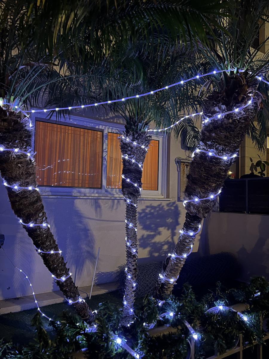 Christmas Light Tube Cold White 220V 30m IP44