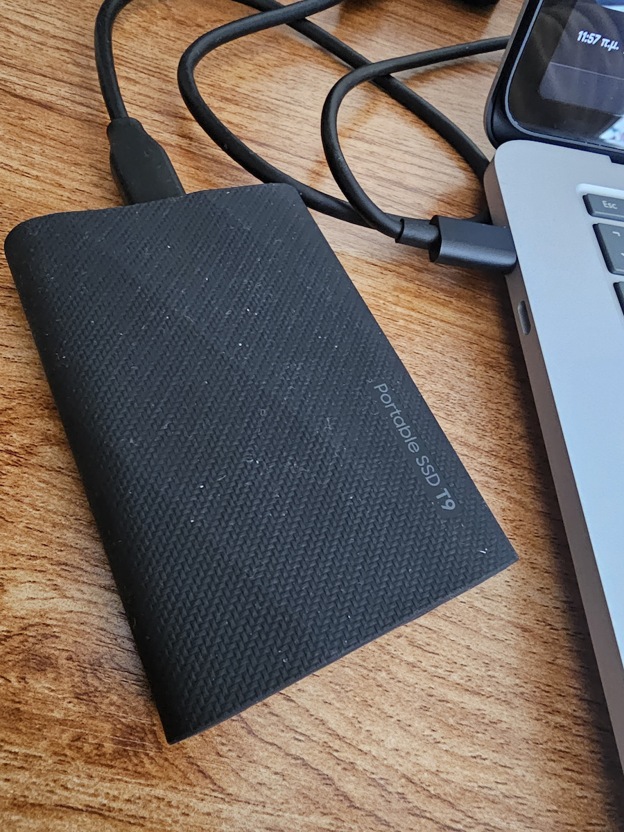 Samsung T9 USB 3.2 External 2.5" SSD 1TB Black