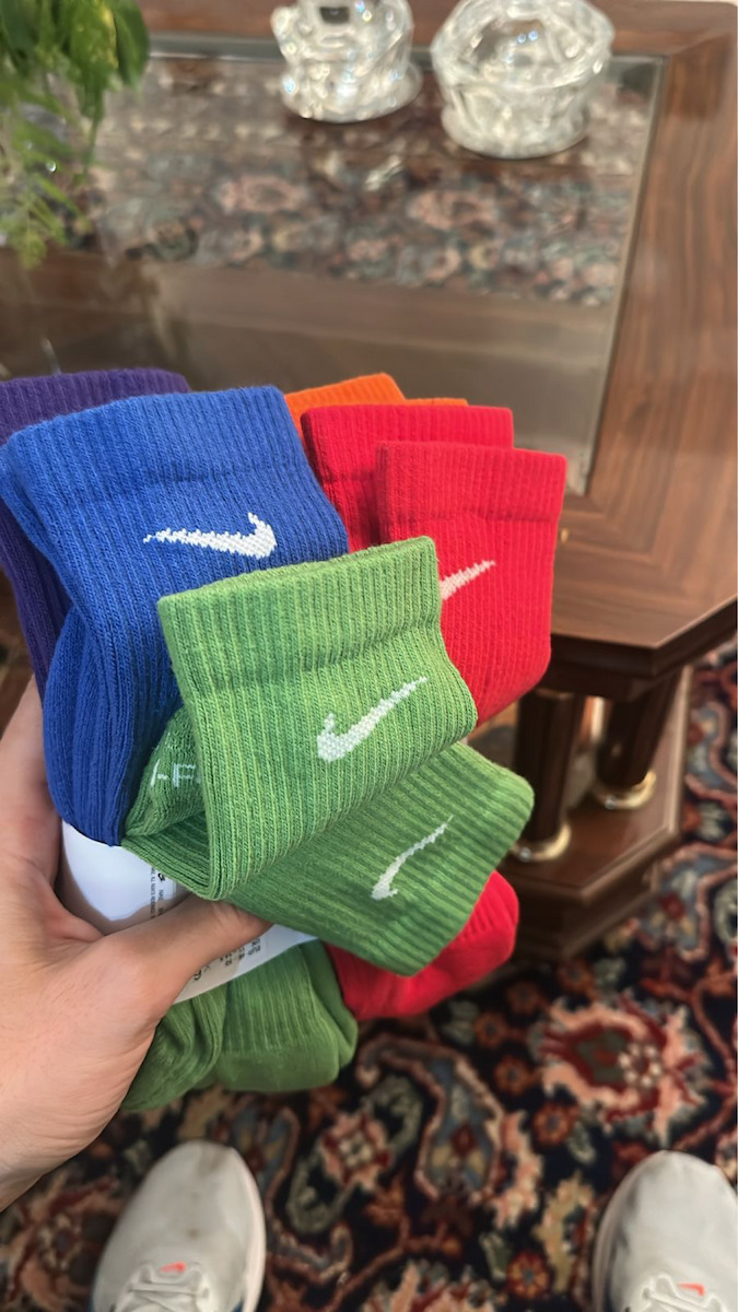 Nike Everyday Plus Cushioned Αθλητικές Κάλτσες Πολύχρωμες 6 Ζεύγη