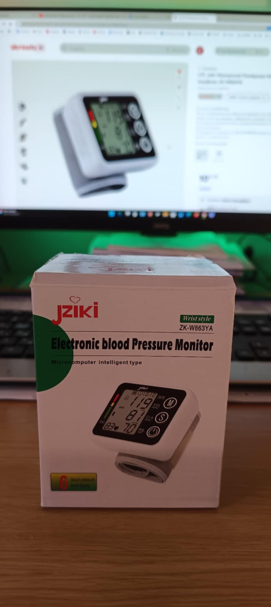 LTC Jziki Electronical Blood Pressure Monitor Wrist ZK-W863YA