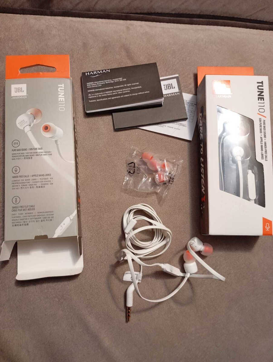 JBL Tune 160 In-Ear Freisprecheinrichtung Kopfhörer mit Stecker 3.5mm Rot