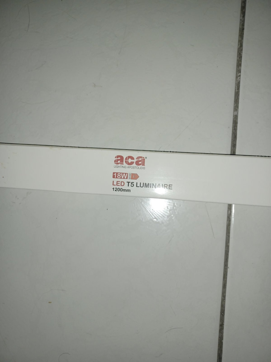 Aca Under-Cabinet LED Light 12W Natural White with Switch 90cm