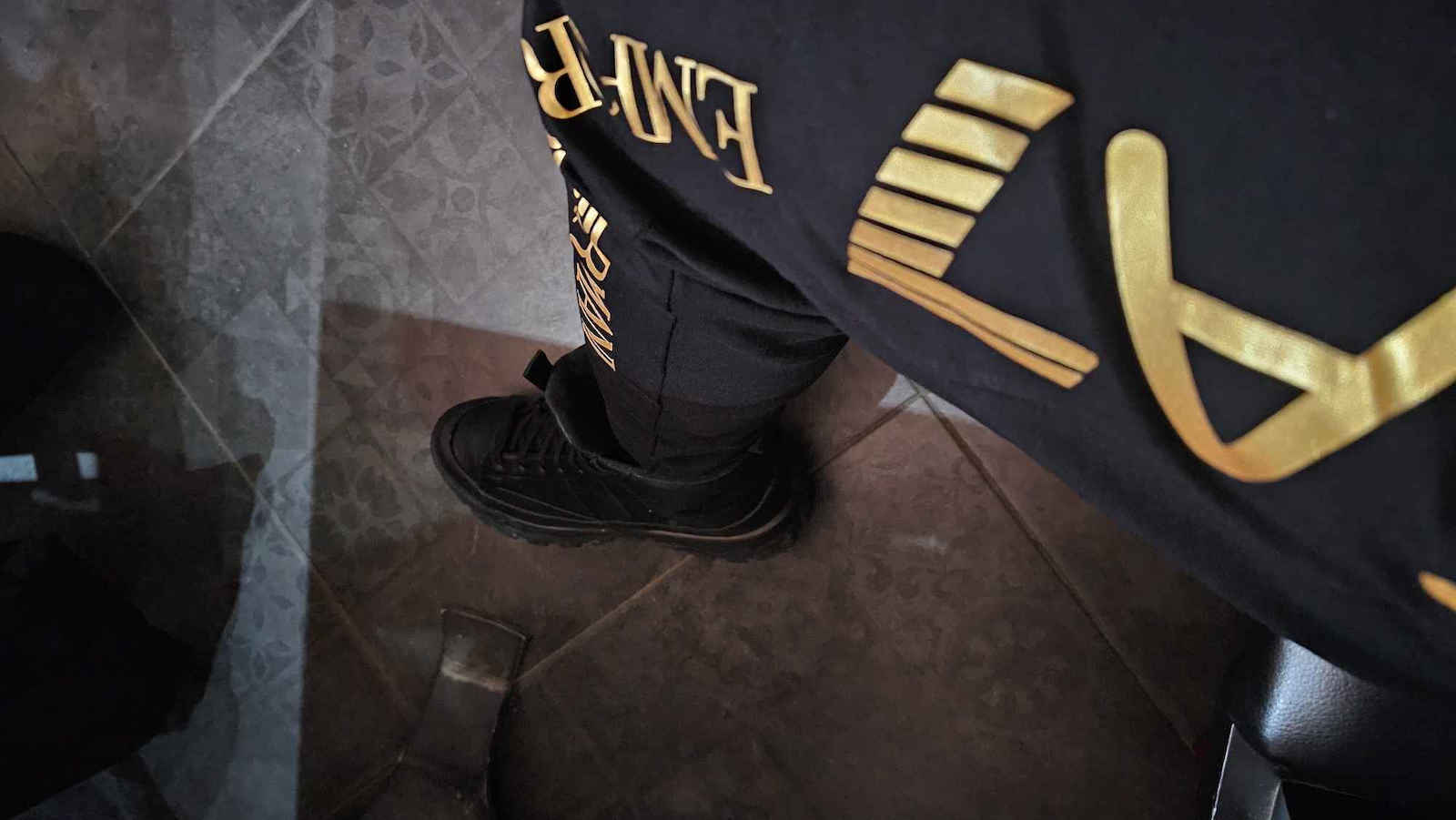 Sweatpants Black / Gold