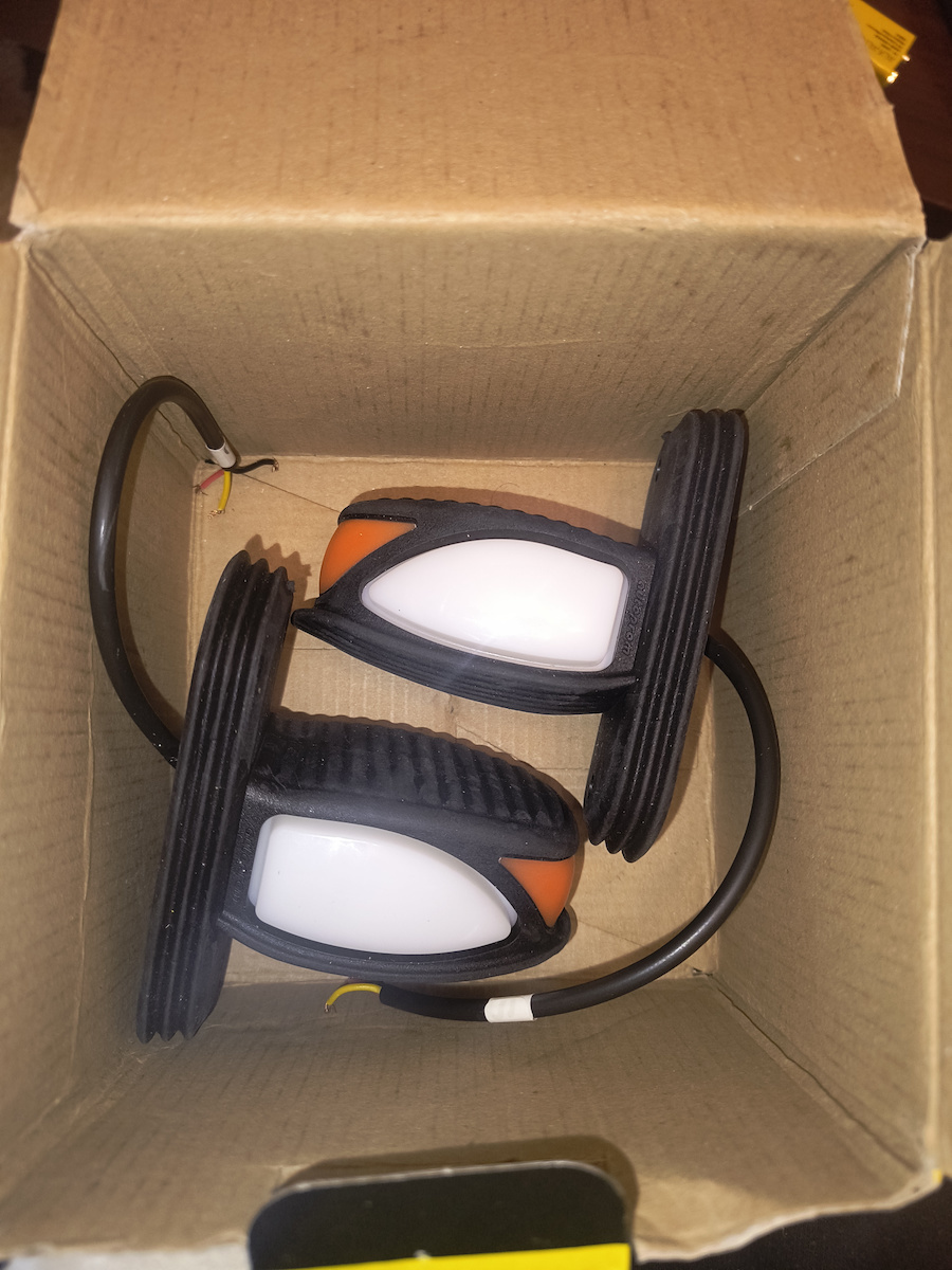 Idealstore Lumină de Semnalizare Albă Roșie Led Neon 24v Stânga