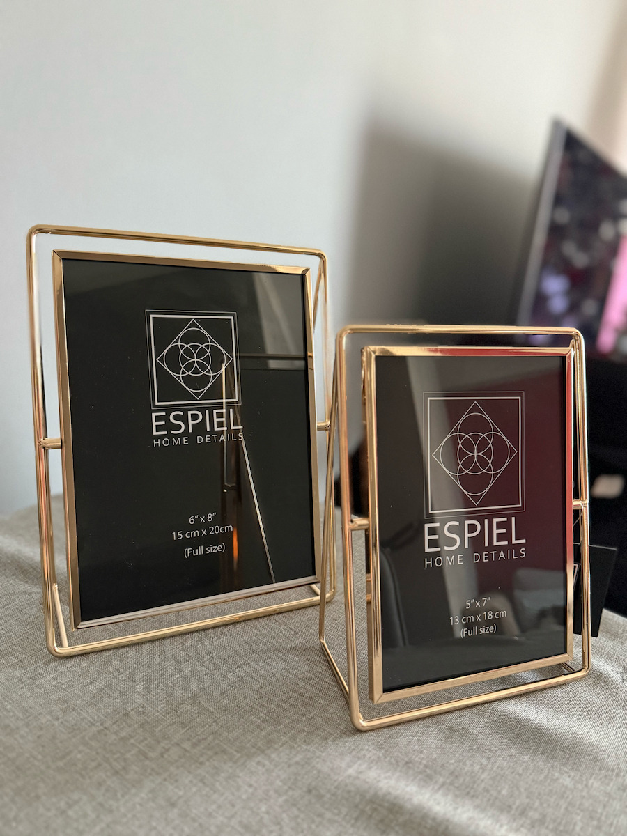 Espiel Metallic Gold Photo Frame