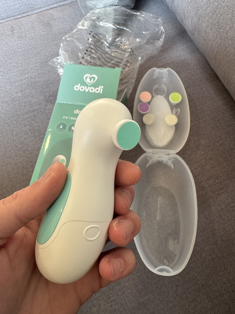 Dovadi Baby Electric Nail File White