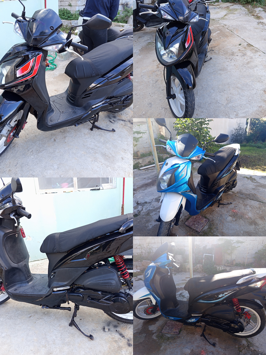 Κιτ Πλαστικων Sym Symphony Sr 125 8 Τεμ Μαυρο