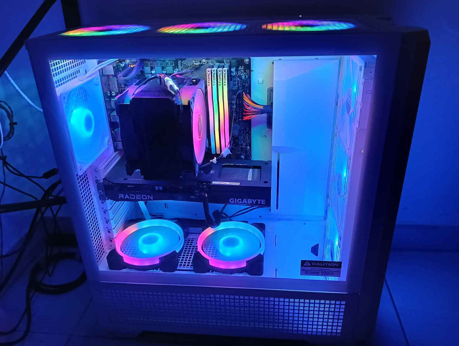 Cougar Vortex VX120 Case Fan 1500rpm 48.98cfm with ARGB Lighting and 3-Pin Connection
