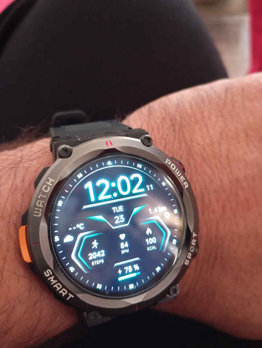 BlackView W50 Pro 56mm Αδιάβροχο Smartwatch με Παλμογράφο (Μαύρο)