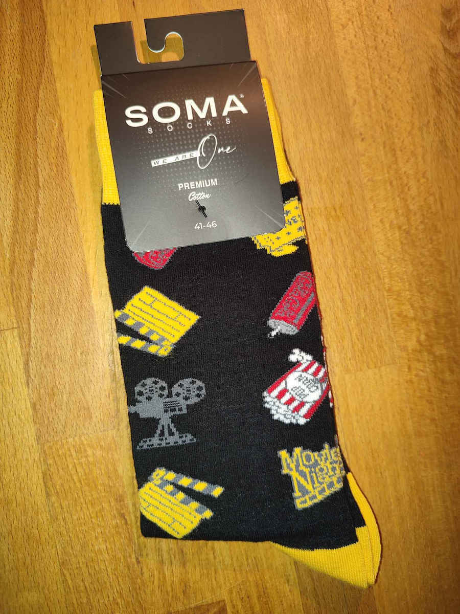 Soma Socks Ανδρικές Κάλτσες Μαύρο