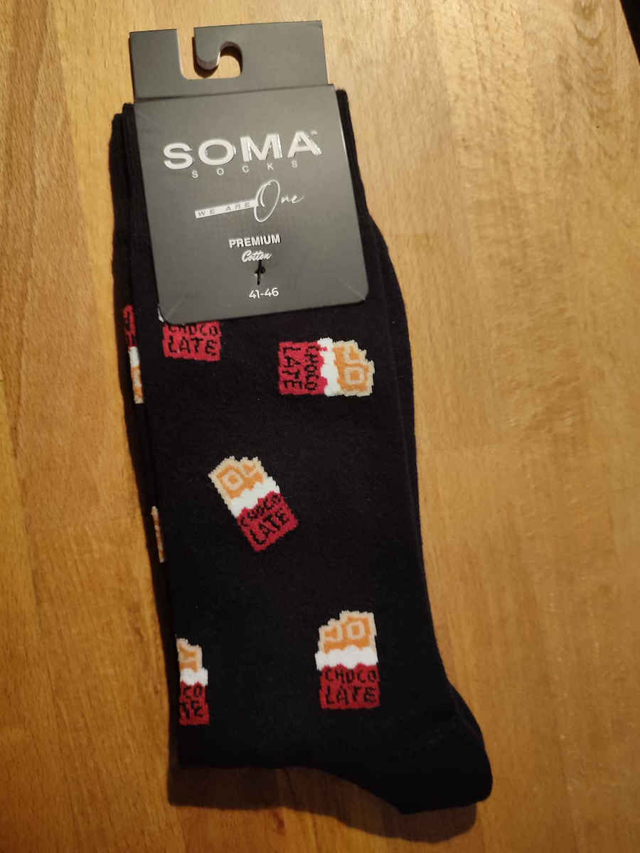Soma Socks Ανδρικές Κάλτσες Μαύρο