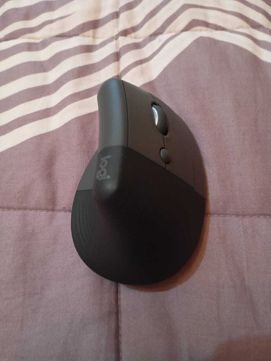 Logitech Lift Безжичен Ергономичен Vertical Мишка Бял