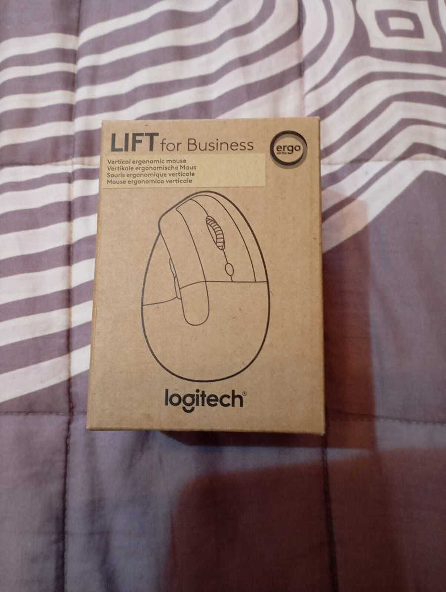 Logitech Lift Безжичен Ергономичен Vertical Мишка Бял