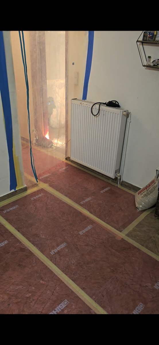 Self-Adhesive Film Covering Roll for Floor & Surface Protection 25m X 0.7m Bihui Ftfp700