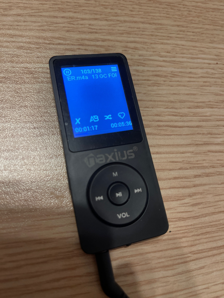 Naxius MP3 Player (8GB) with TFT Screen 1.8" Black