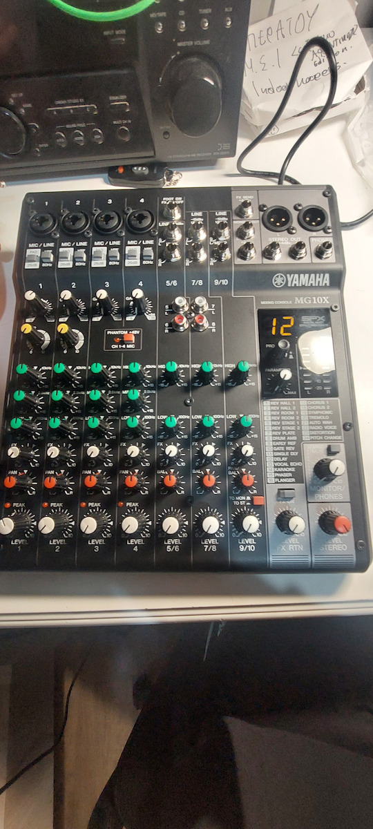 Yamaha MG10X 4 XLR Inputs