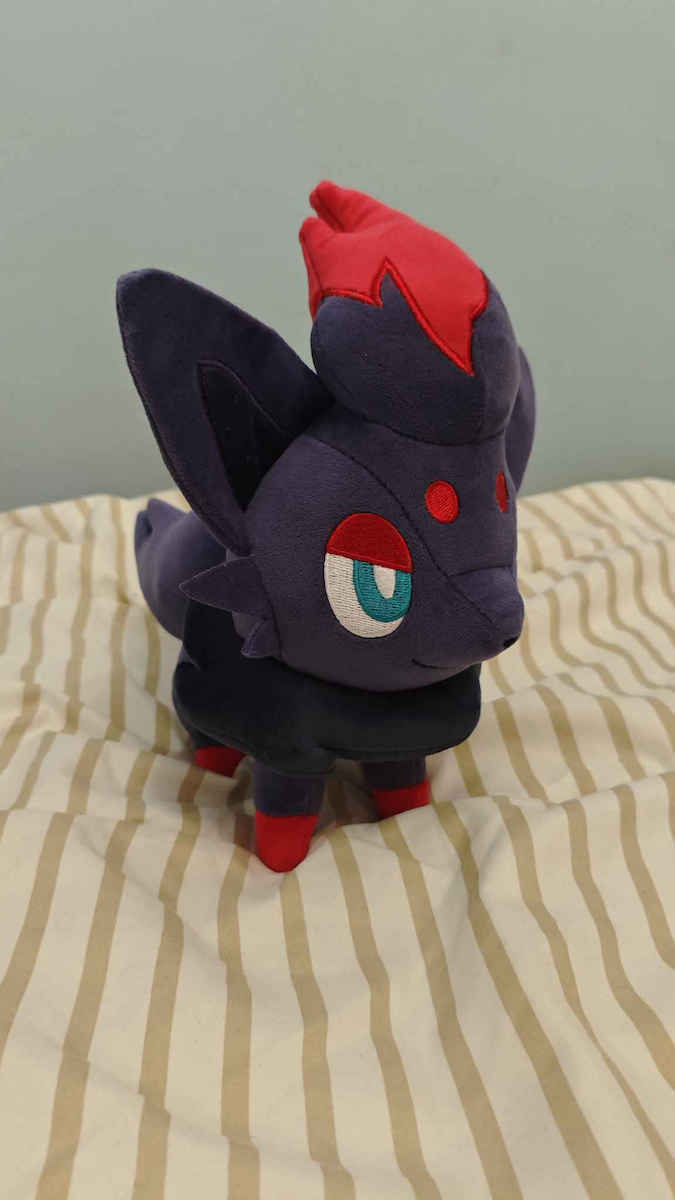 Nintendo Λούτρινο Pokemon Zorua 20 εκ.