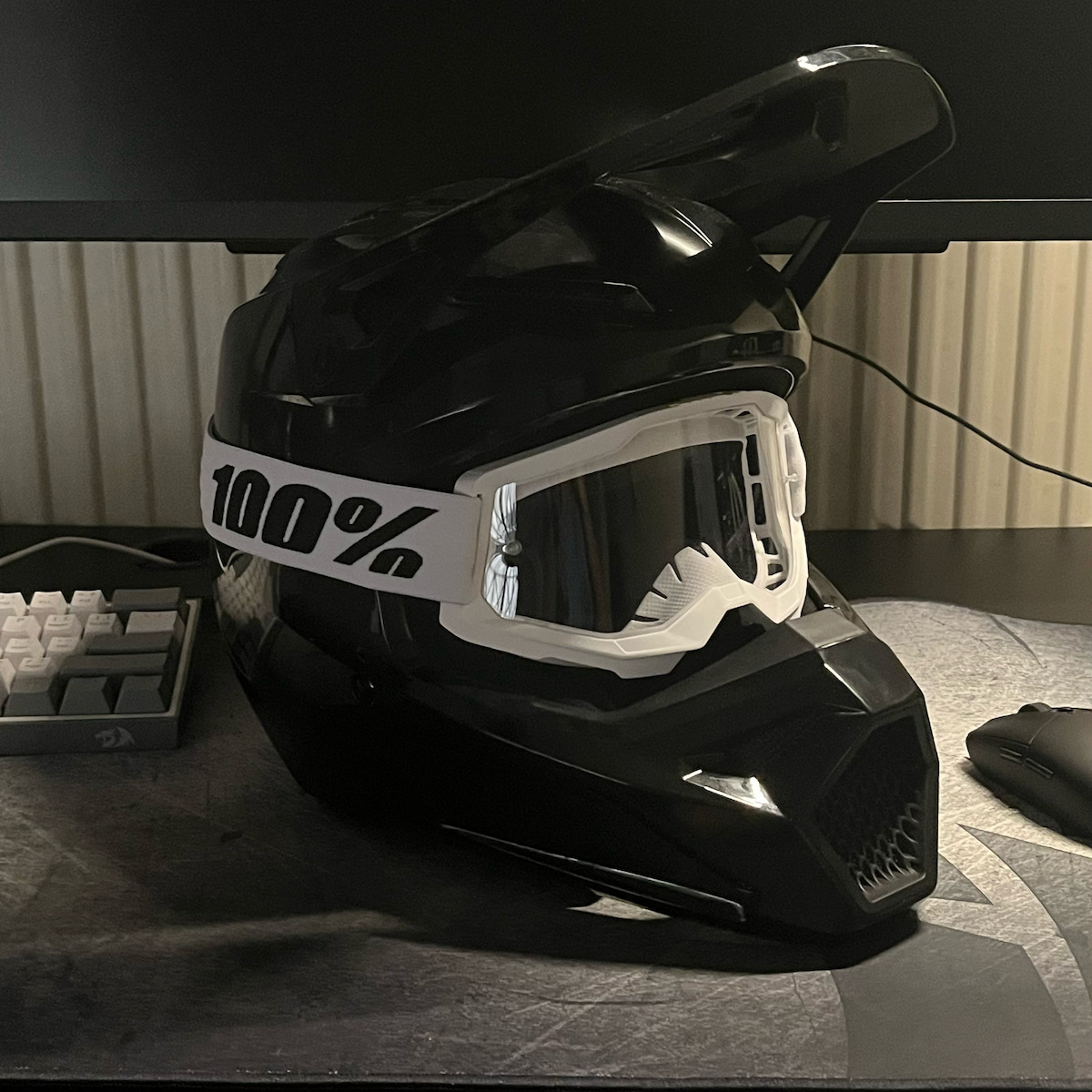 Fox V1 Solid Black Motorcycle Helmet Motocross DOT / ECE 22.06