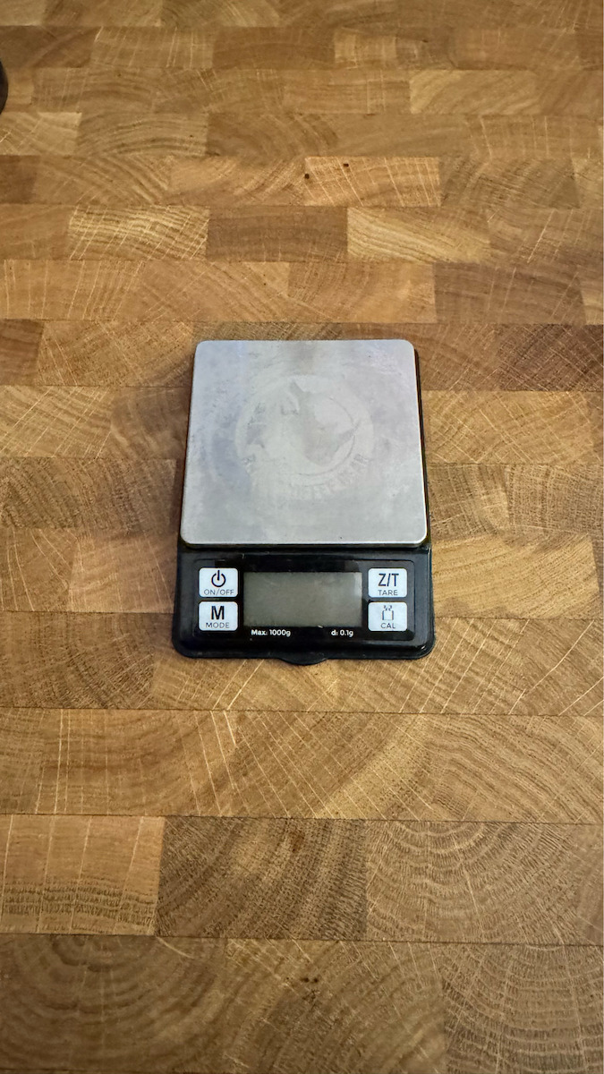 Rhino Coffee Gear Ζυγαριά Barista με Μέγιστο Βάρος Ζύγισης 1kg και Ακρίβεια 0.1gr