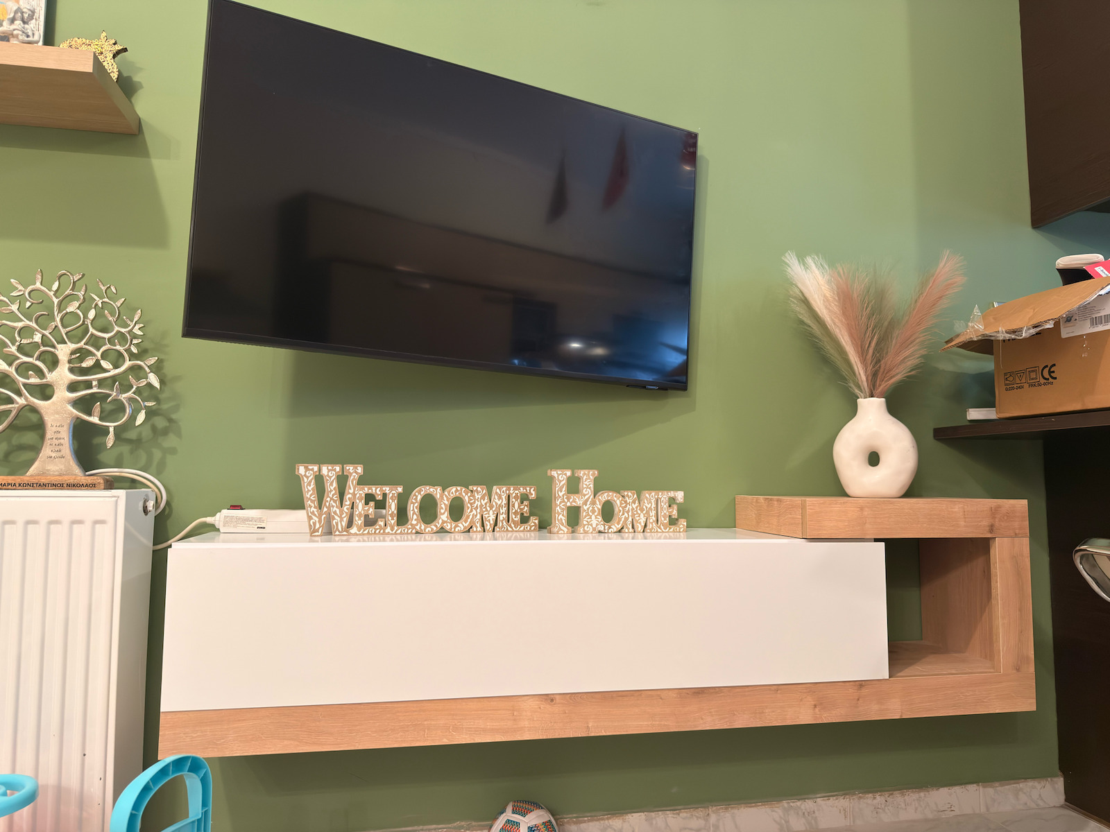TV Stand Volare Anthracite L150xW29.6xH38.6cm
