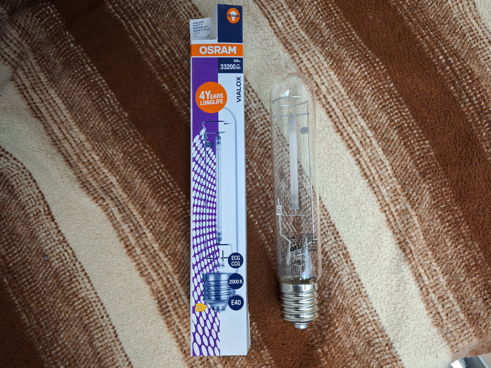 Osram Λάμπα Νατρίου 250W για Ντουί E40