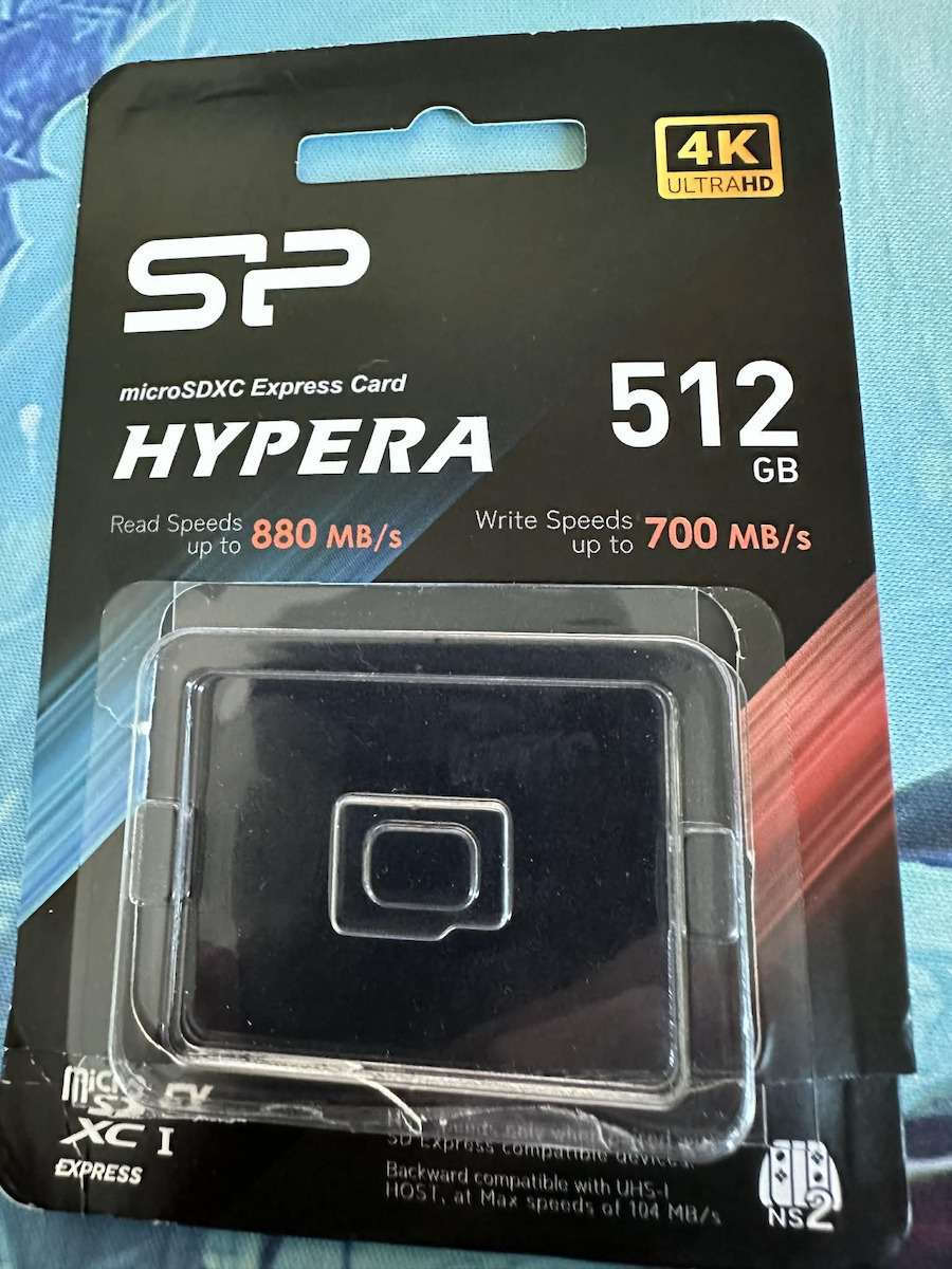 Silicon Power MicroSDXC 512GB Клас 10 880MB/s