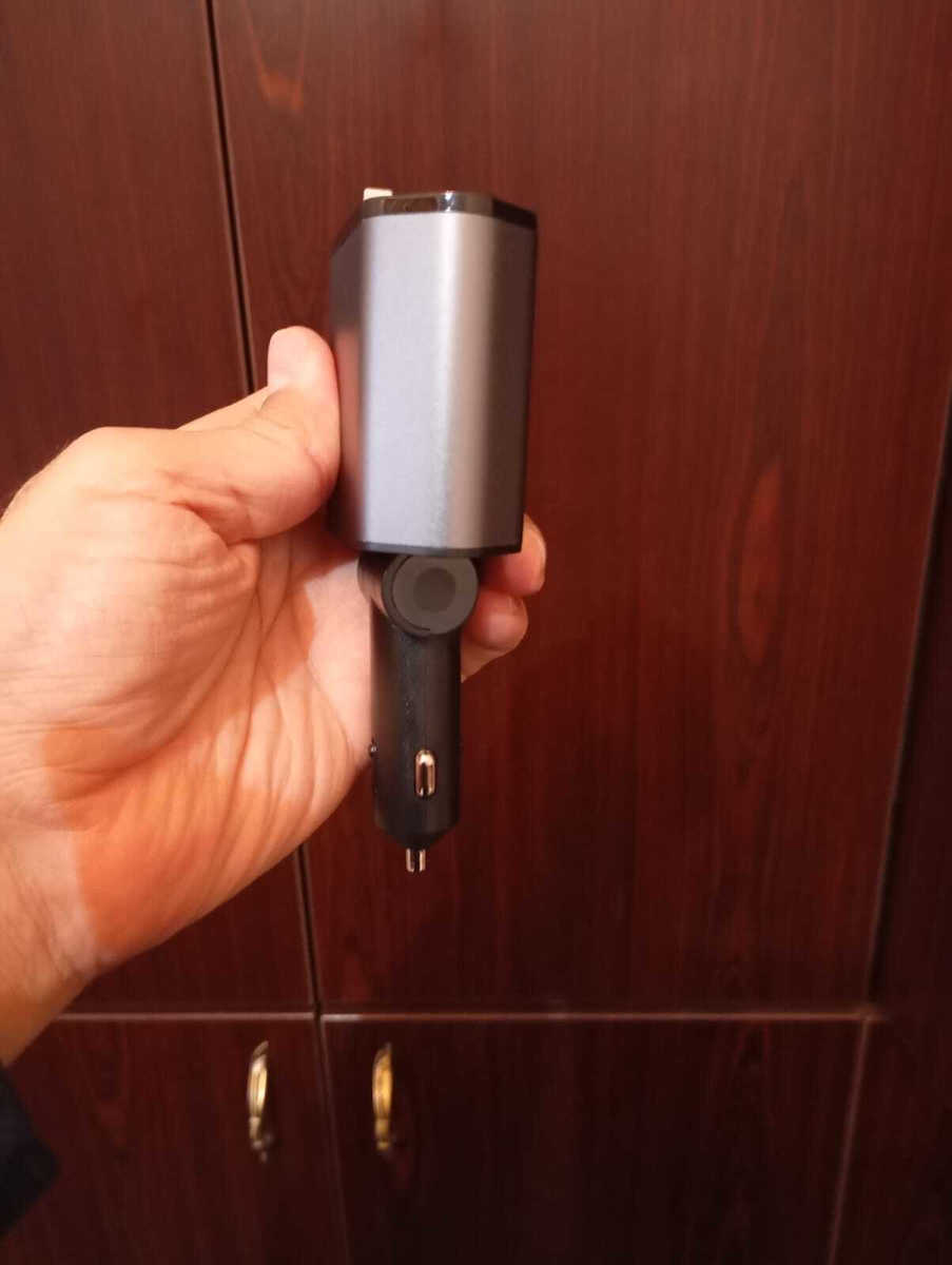 Φορτιστής Αυτοκινήτου 120W 2.4A Γρήγορης Φόρτισης με Θύρες: 1xUSB-A 1xType-C μαζί με Καλώδιο Lightning / Type-C Γκρι Χρώμα