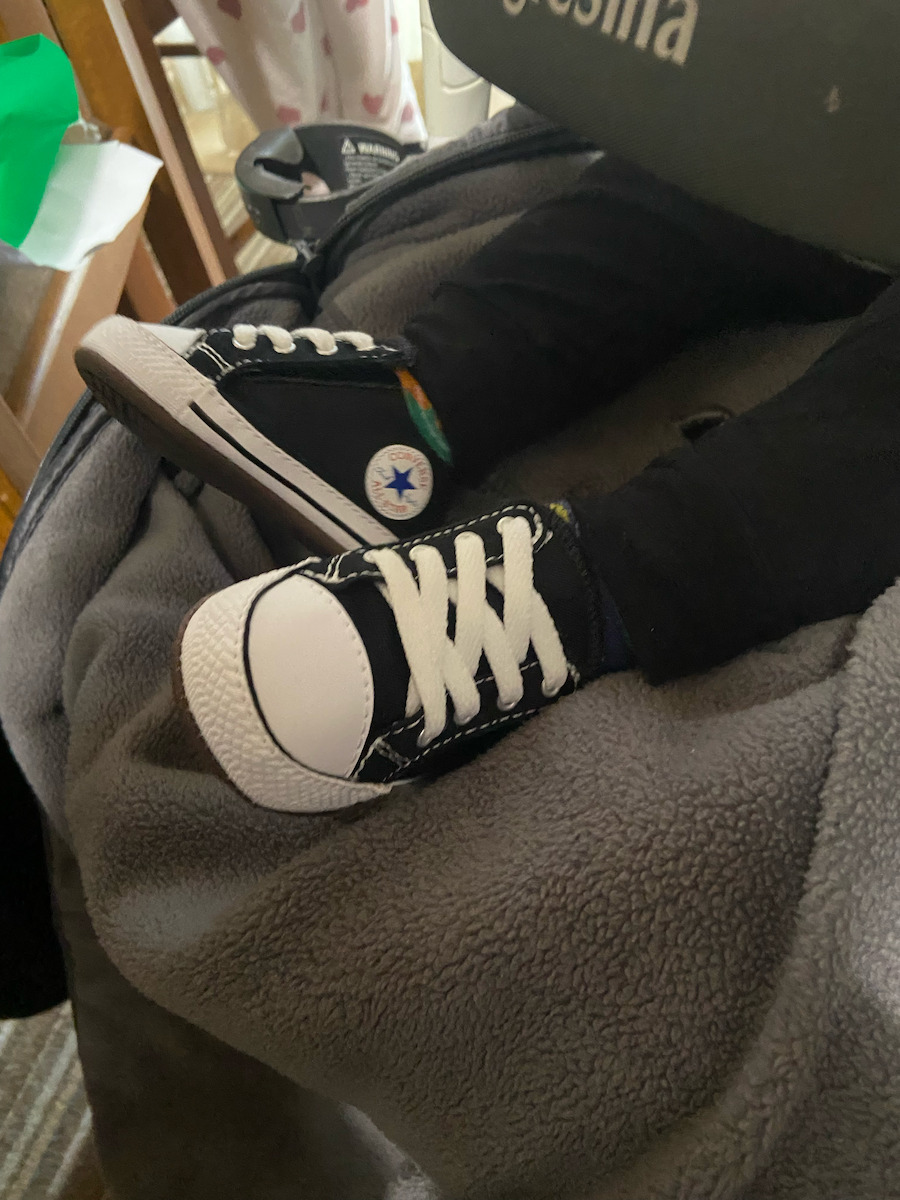 Converse Baby Sneakers White Star Cribster Canvas