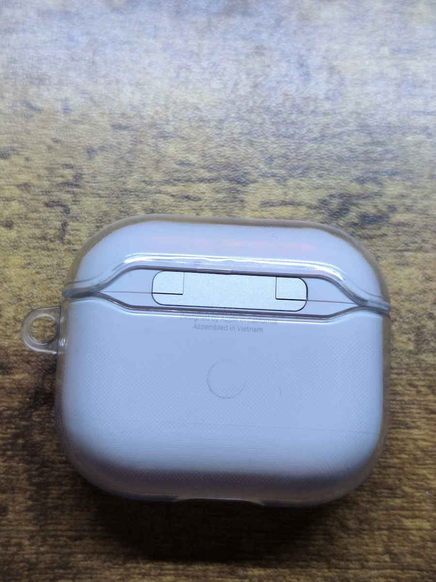 Baseus Hülle Silikon in Transparent Farbe für Apple AirPods 3