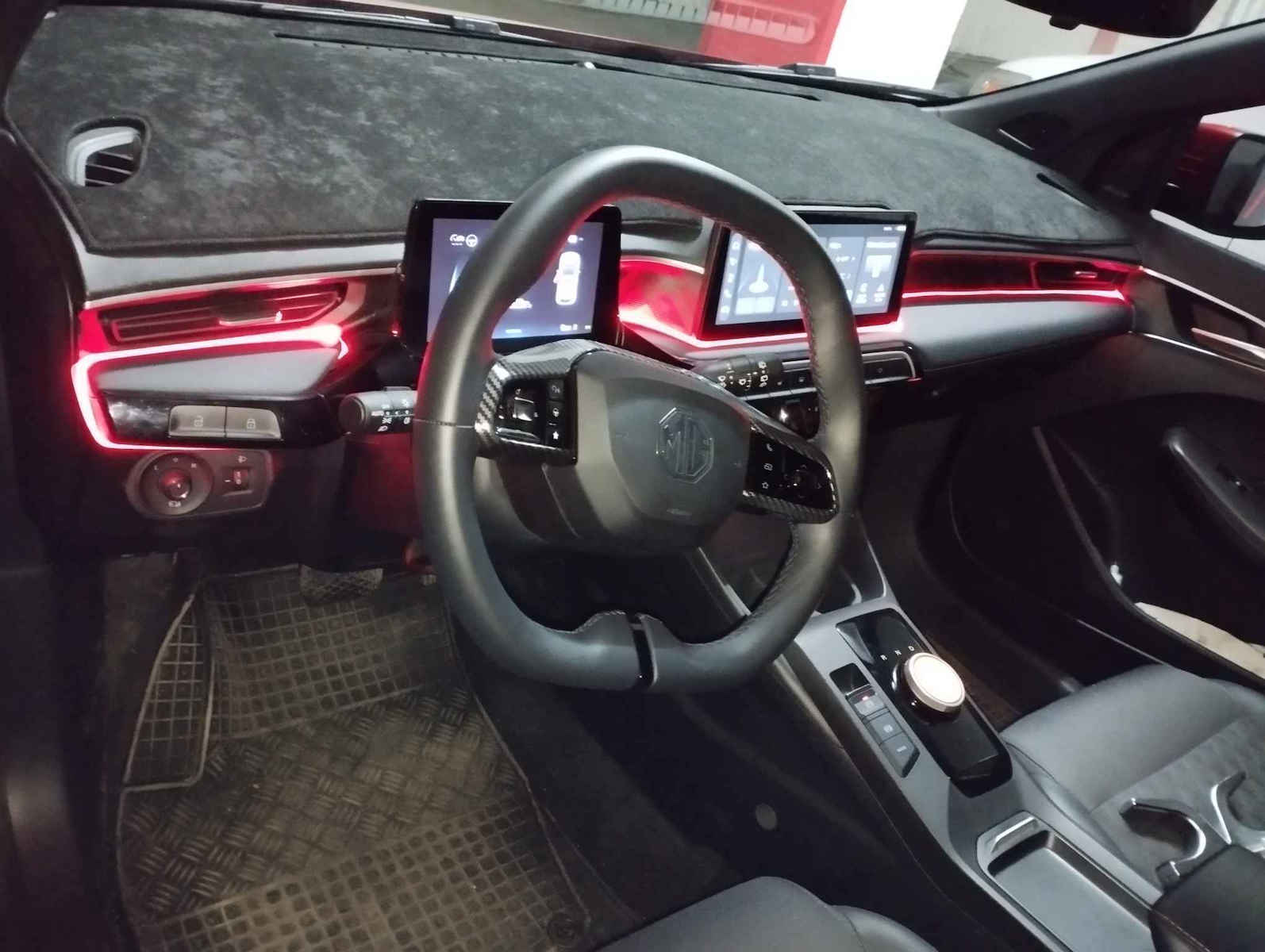 Mg Mg3 2024+ Калъф за табло Черна Алкантара