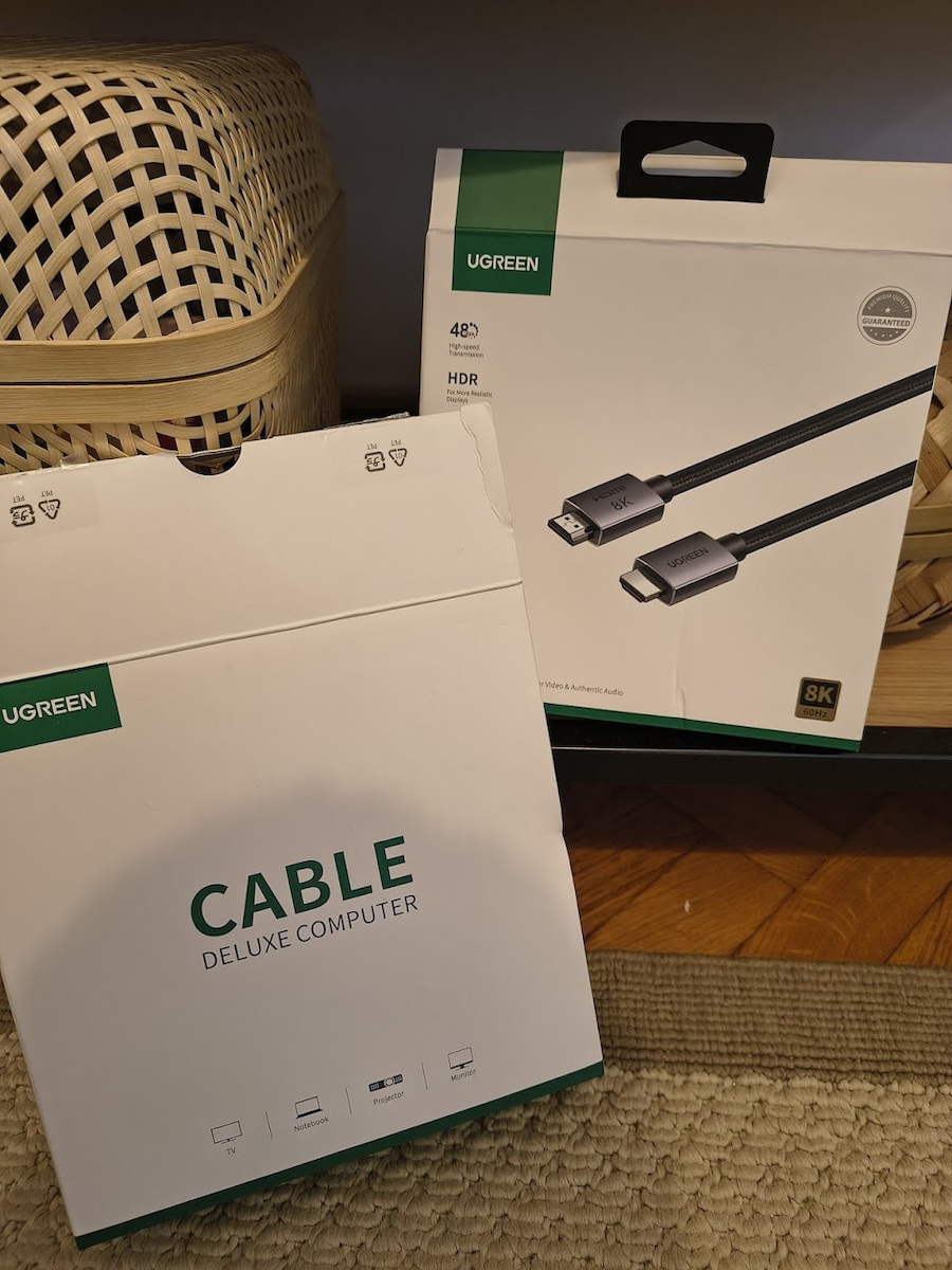 Ugreen HD171 HDMI 2.1 Ultra High Speed 48Gbps 4K 120Hz HDR VRR Cable HDMI male - HDMI male 1m Μαύρο