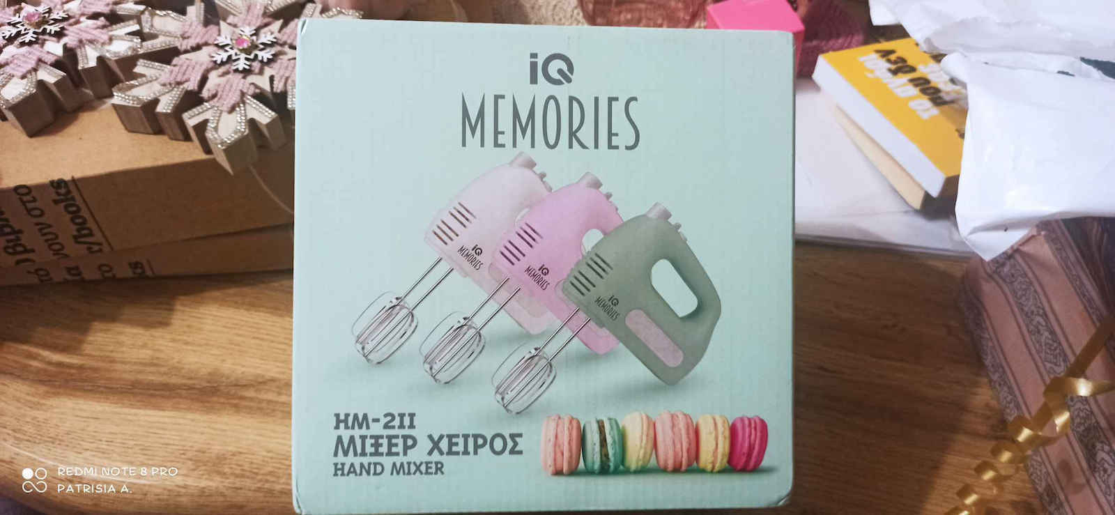 IQ Memories HM-211 Миксер Ръчен 400W Розов