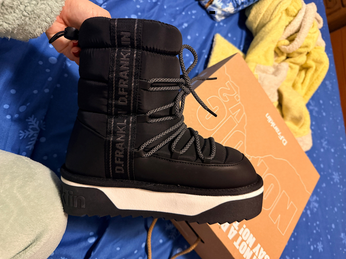 Nordic Women's Snow Boots with Fur Black