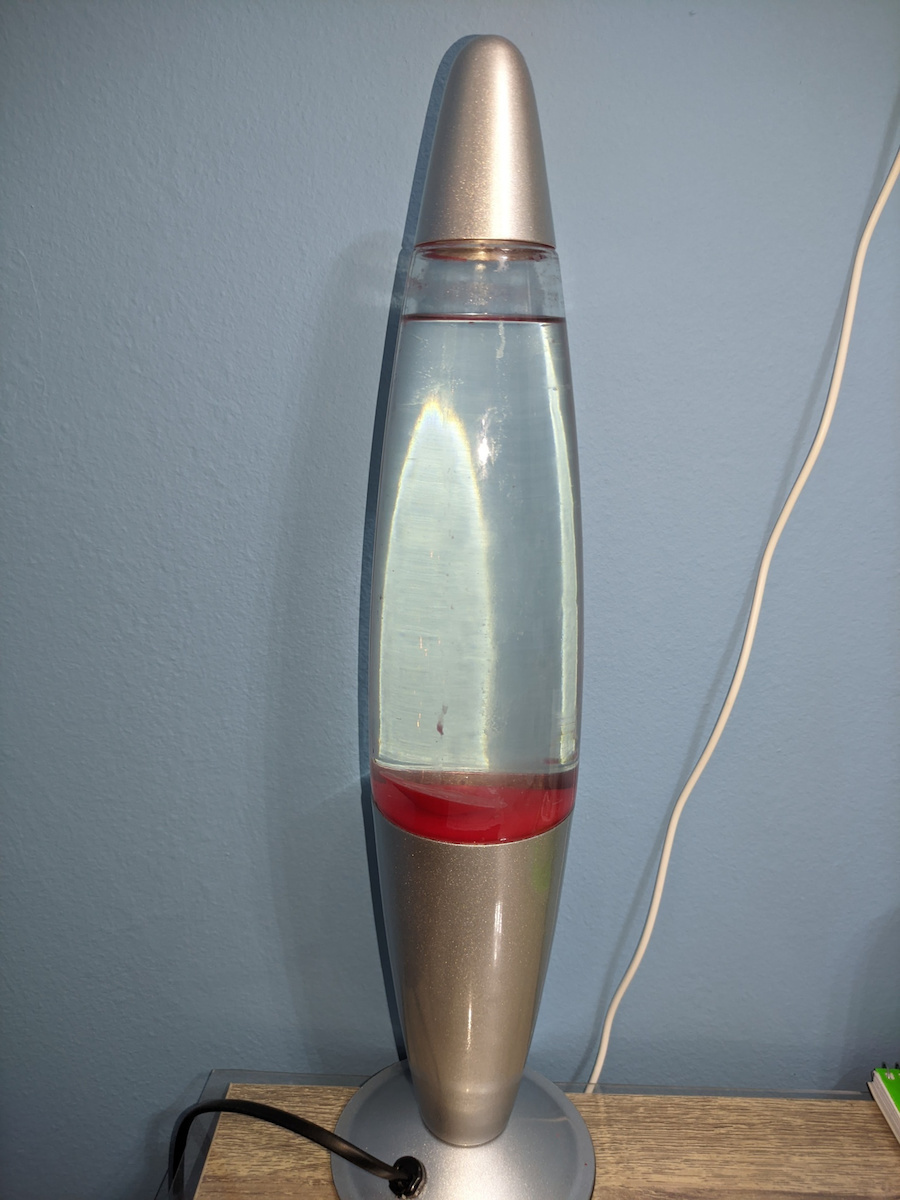 Decorative Lamp Lava Lamp Red