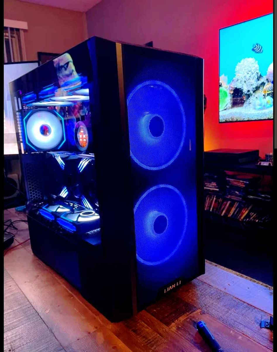 Lian Li Lancool 217 INF Gaming Midi Tower Κουτί Υπολογιστή με Πλαϊνό Παράθυρο και ARGB Φωτισμό Μαύρο
